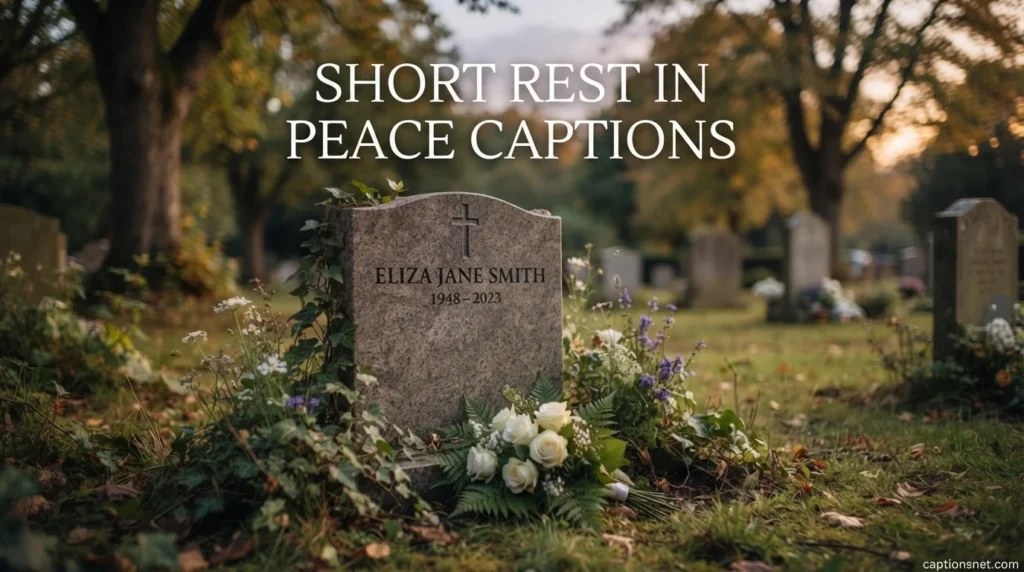 Short Rest In Peace Captions