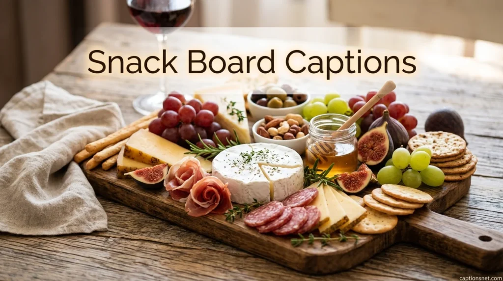 Snack Board Captions