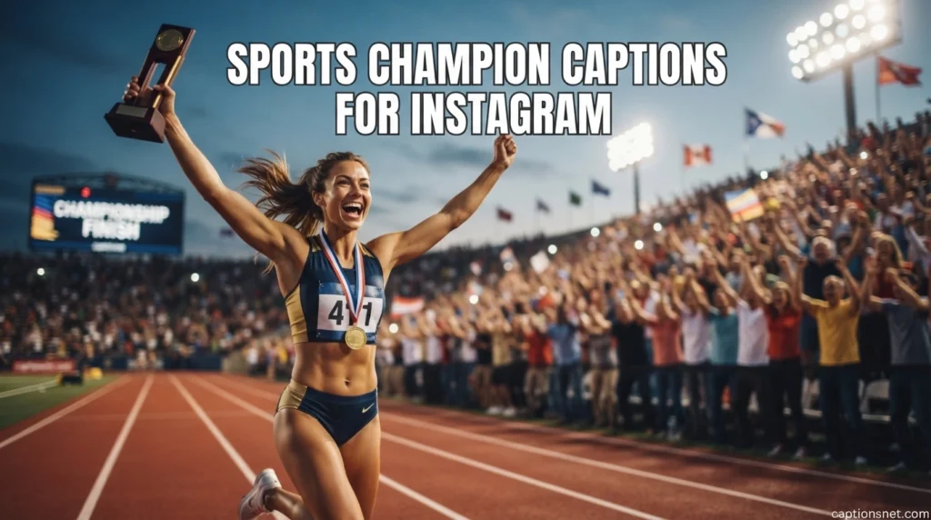 Sports Champion Captions for Instagram