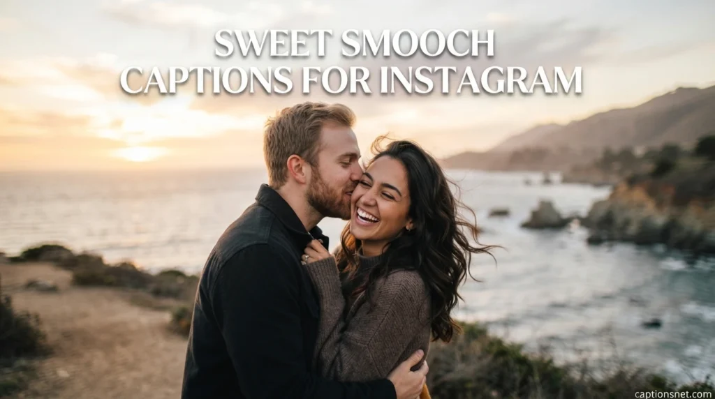 Sweet Smooch Captions for Instagram