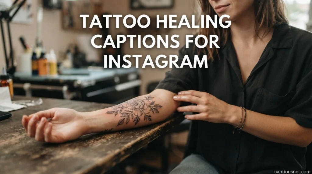 Tattoo Healing Captions for Instagram