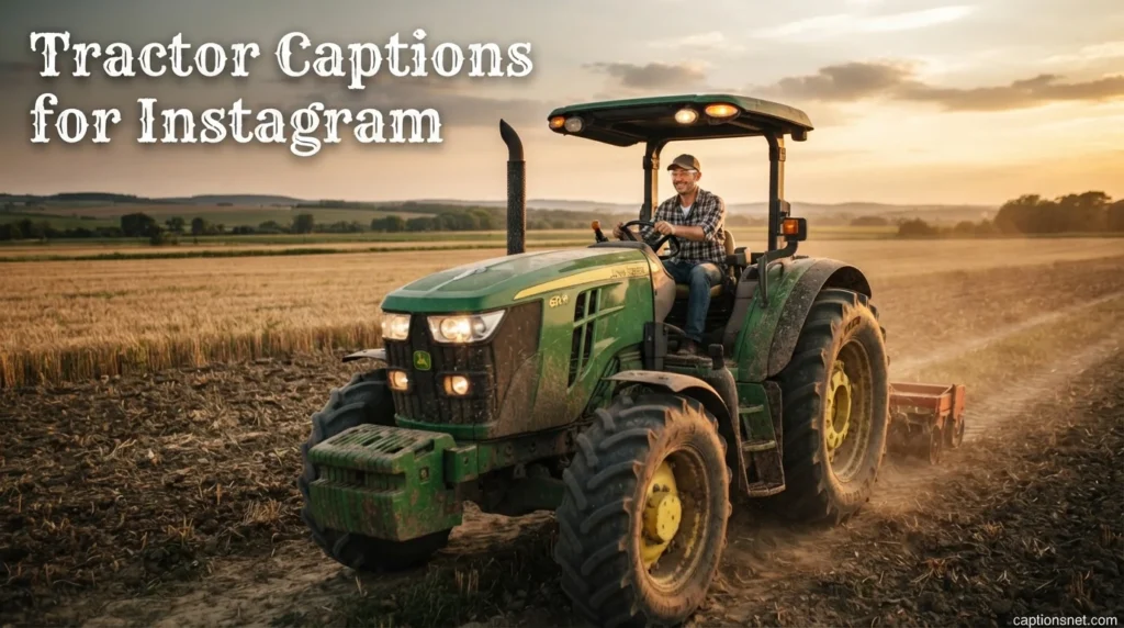 Tractor Captions for Instagram
