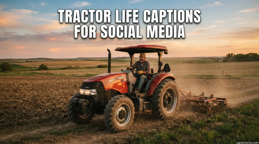 Tractor Life Captions for Social Media