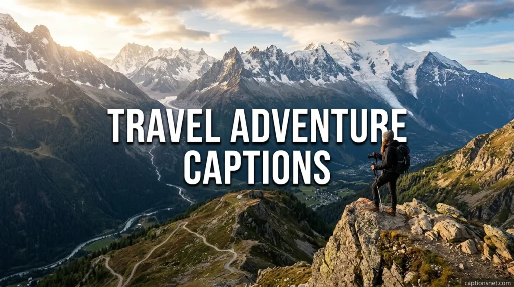 Travel Adventure Captions