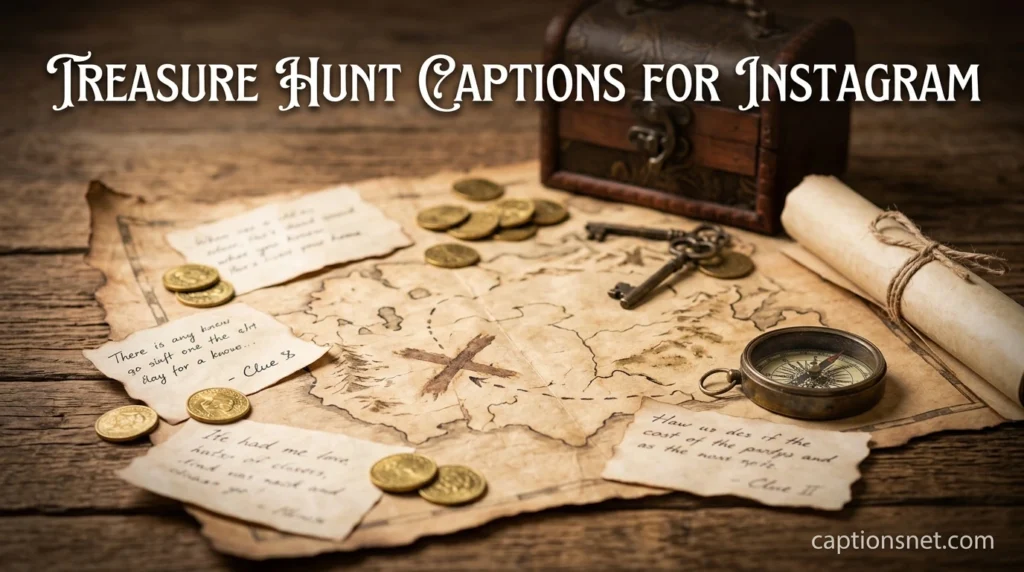 Treasure Hunt Captions for Instagram