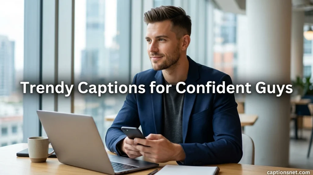 Trendy Captions for Confident Guys