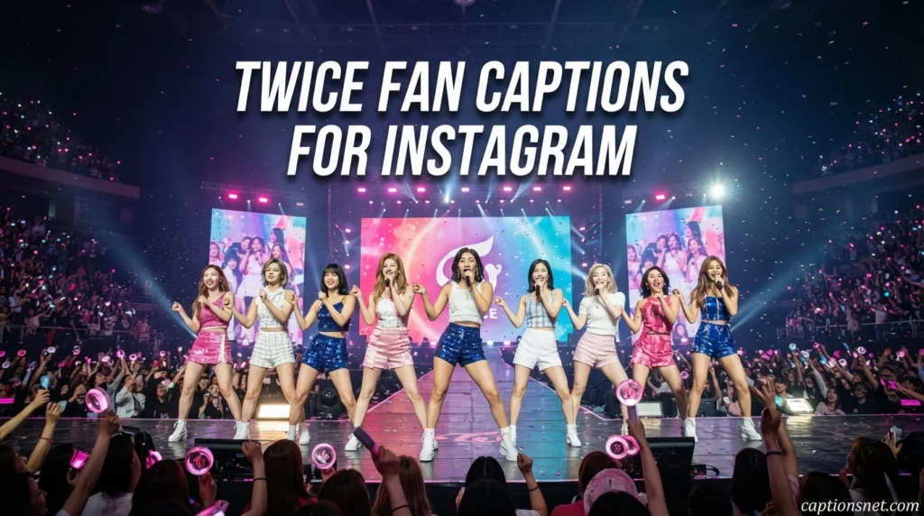 Twice Fan Captions for Instagram