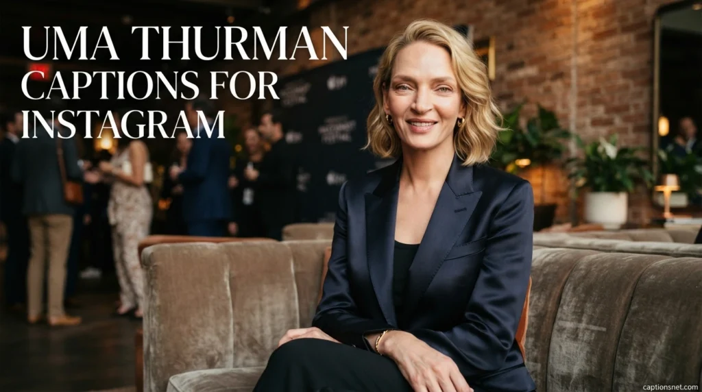 Uma Thurman Captions for Instagram