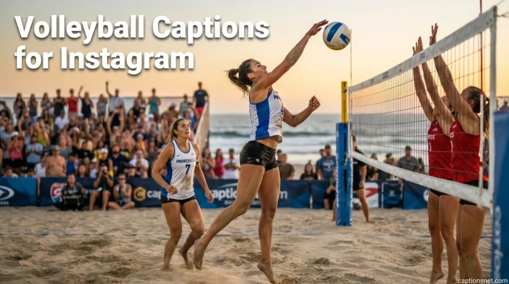 Volleyball Captions for Instagram