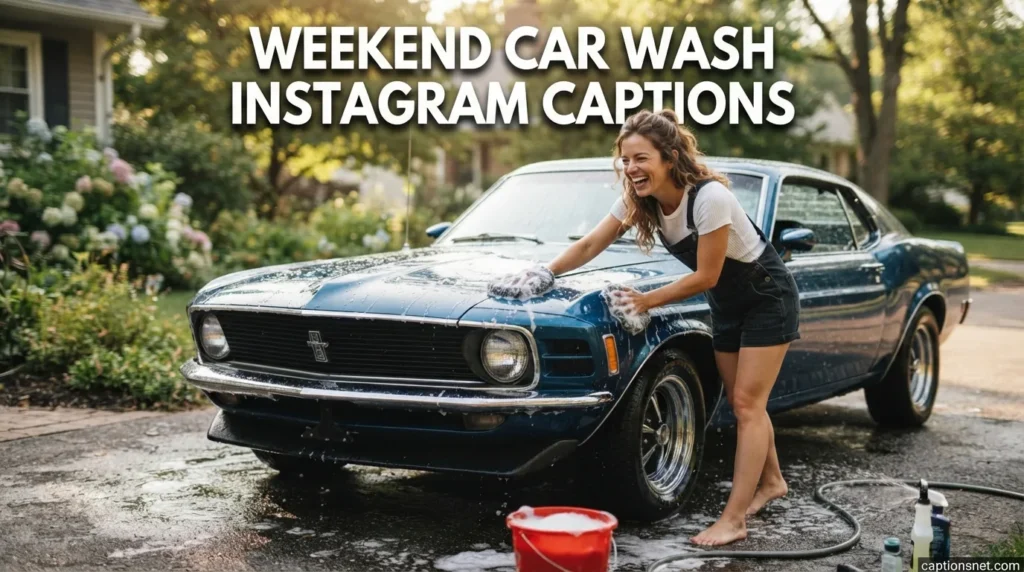 Weekend Car Wash Instagram Captions