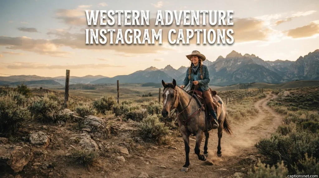 Western Adventure Instagram Captions