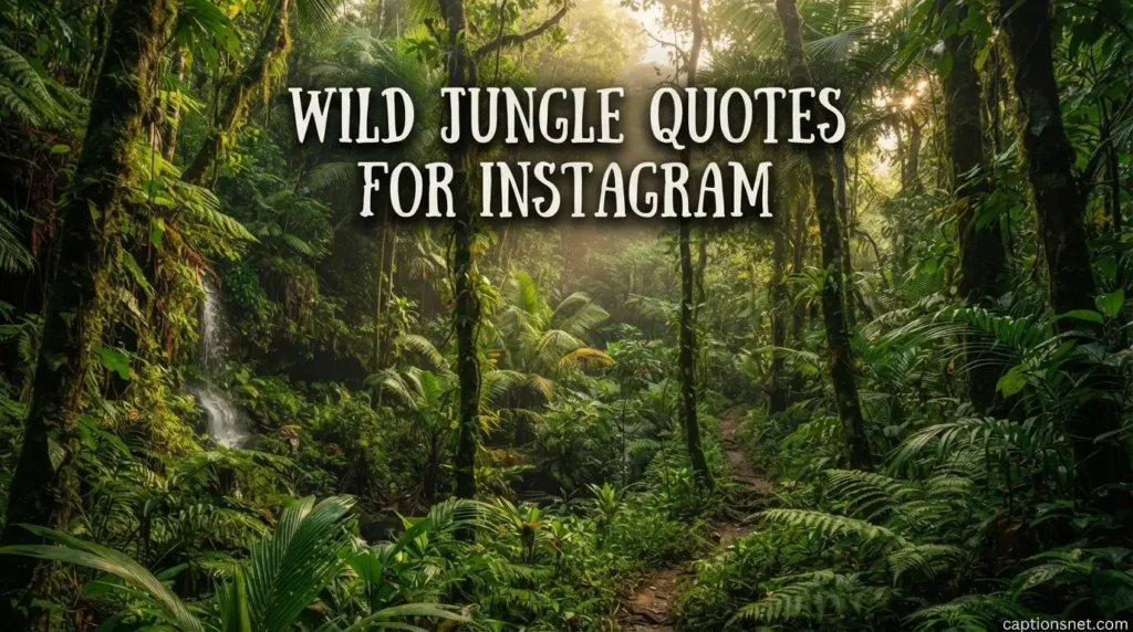 Wild Jungle Quotes for Instagram