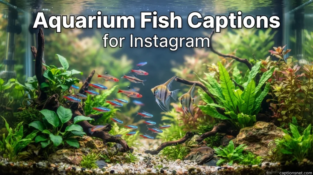 Aquarium Fish Captions for Instagram