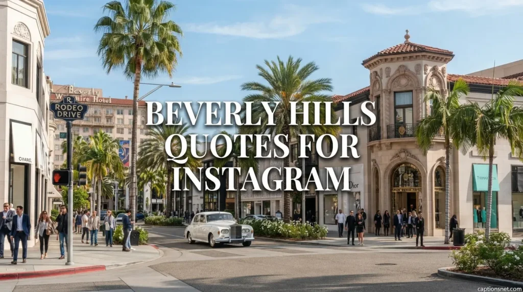 Beverly Hills Quotes for Instagram