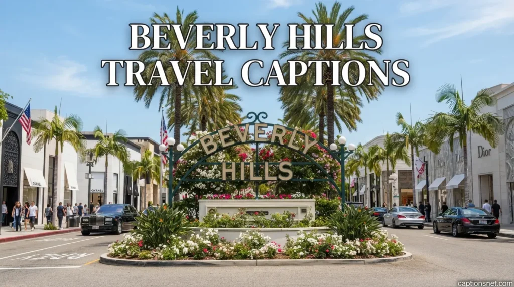 Beverly Hills Travel Captions