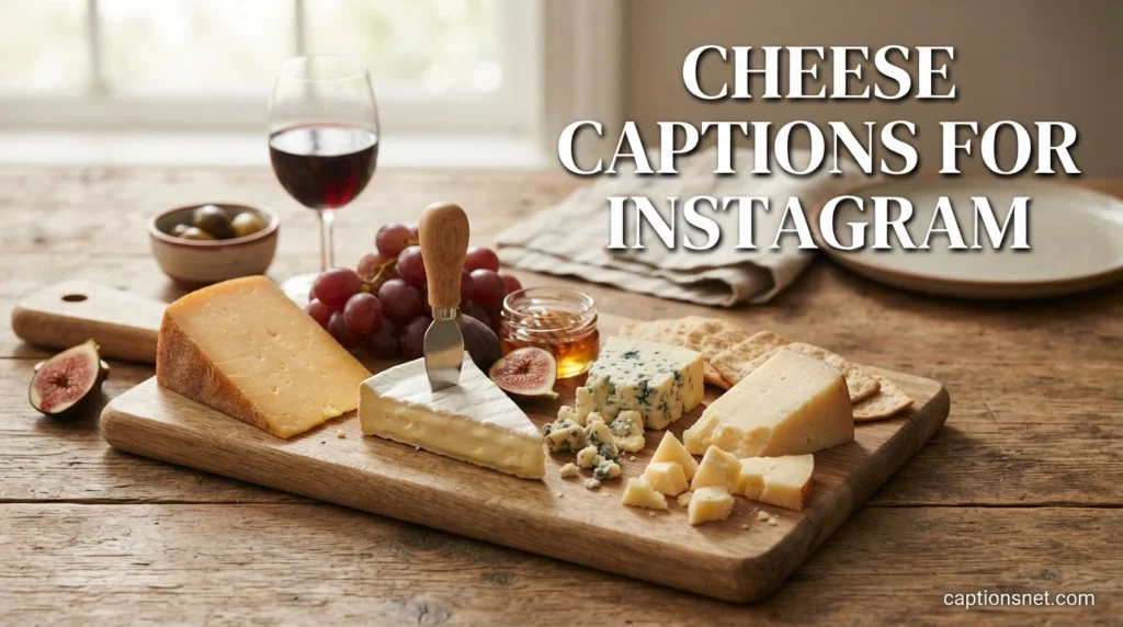 Cheese Captions For Instagram