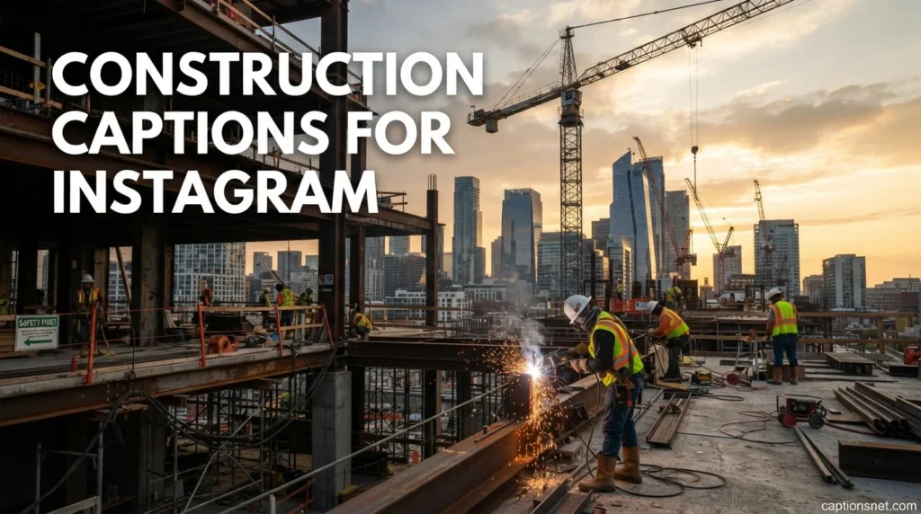 Construction Captions For Instagram