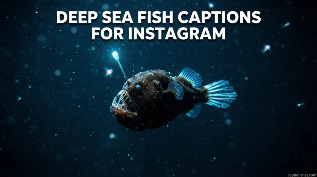 Deep Sea Fish Captions for Instagram