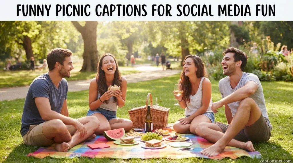 Funny Picnic Captions for Social Media Fun