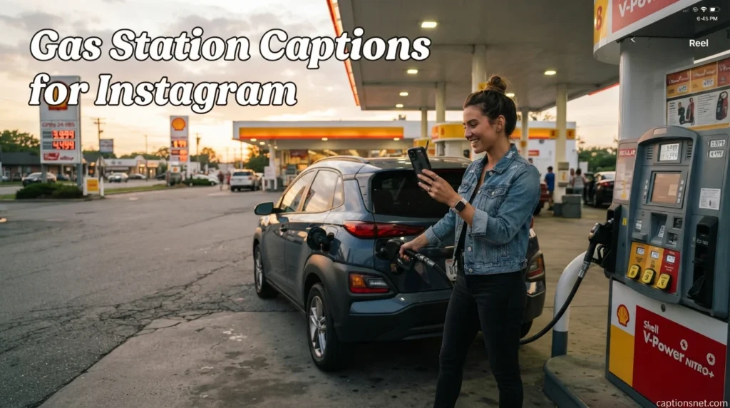 Gas Station Captions for Instagram
