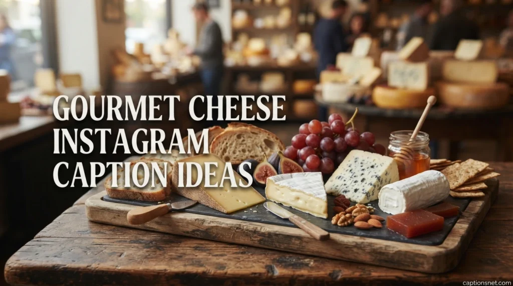 Gourmet Cheese Instagram Caption Ideas