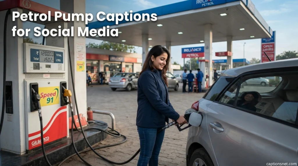 Petrol Pump Captions for Social Media