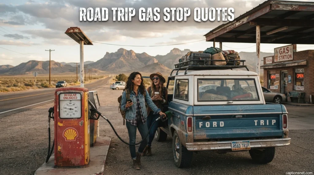 Road Trip Gas Stop Quotes