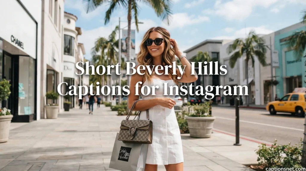 Short Beverly Hills Captions for Instagram