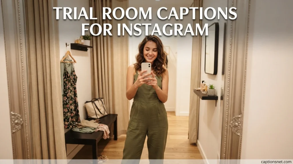 Trial Room Captions for Instagram