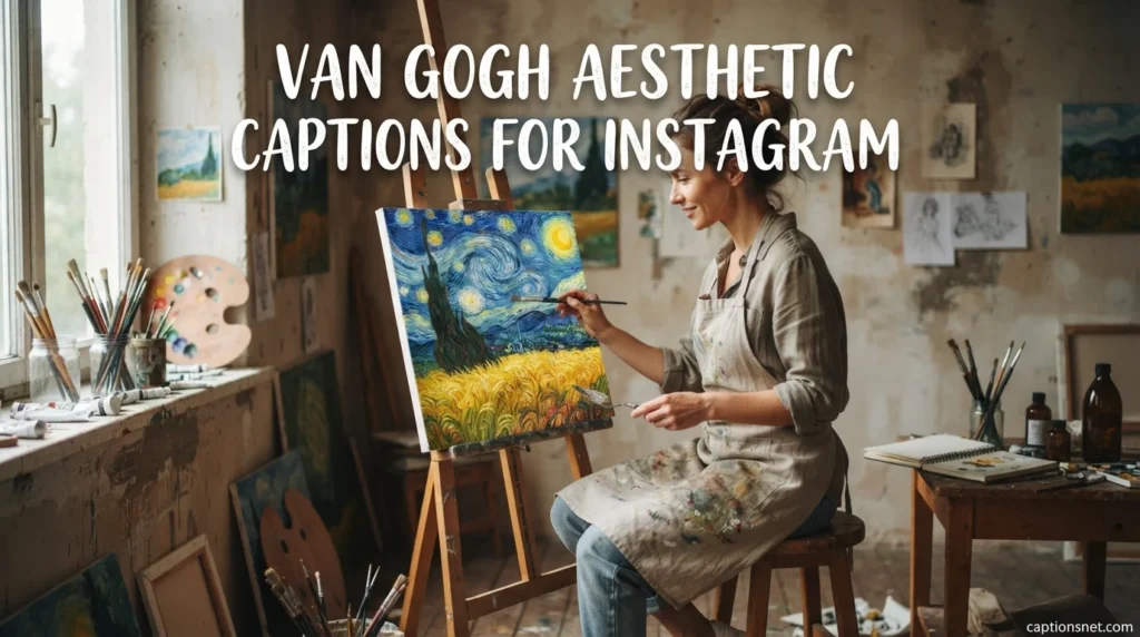 Van Gogh Aesthetic Captions for Instagram
