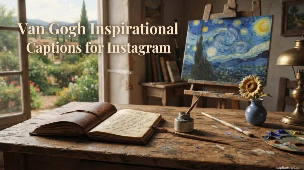Van Gogh Inspirational Captions for Instagram
