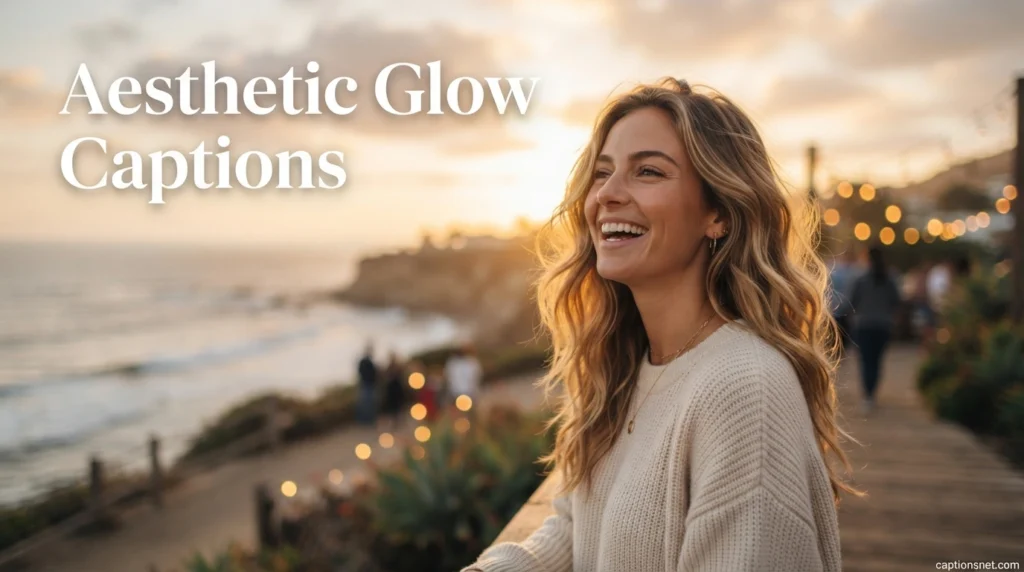 Aesthetic Glow Captions