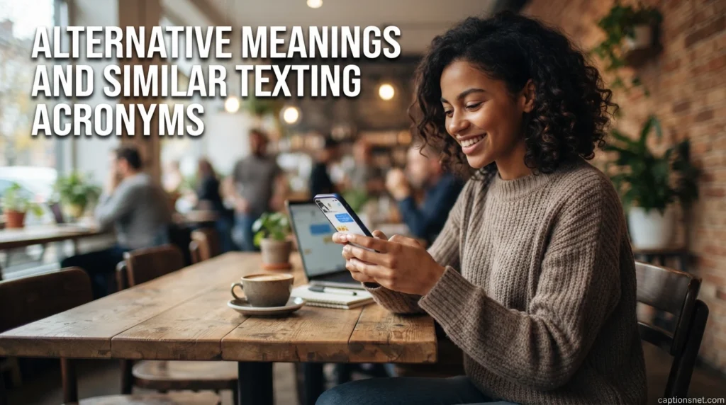 Alternative Meanings and Similar Texting Acronyms