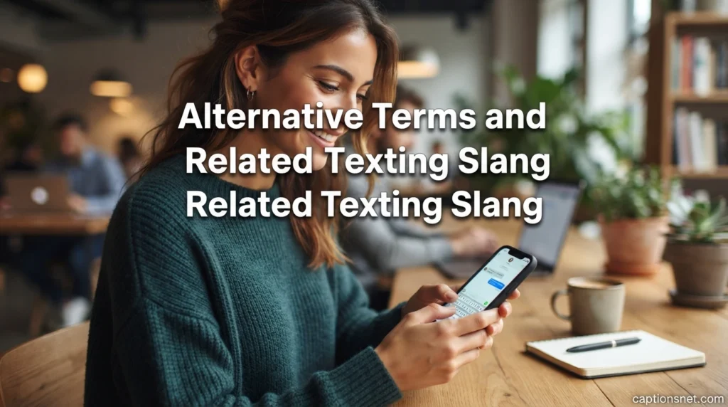 Alternative Terms and Related Texting Slang