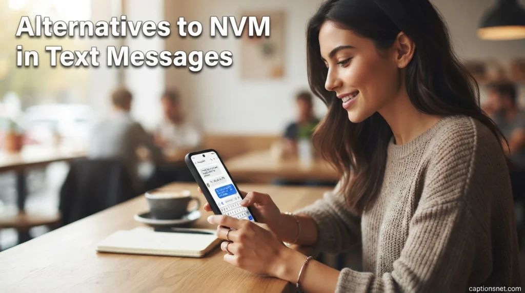 Alternatives to NVM in Text Messages