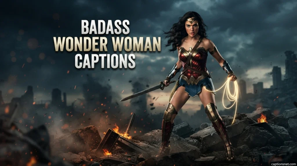 Badass Wonder Woman Captions
