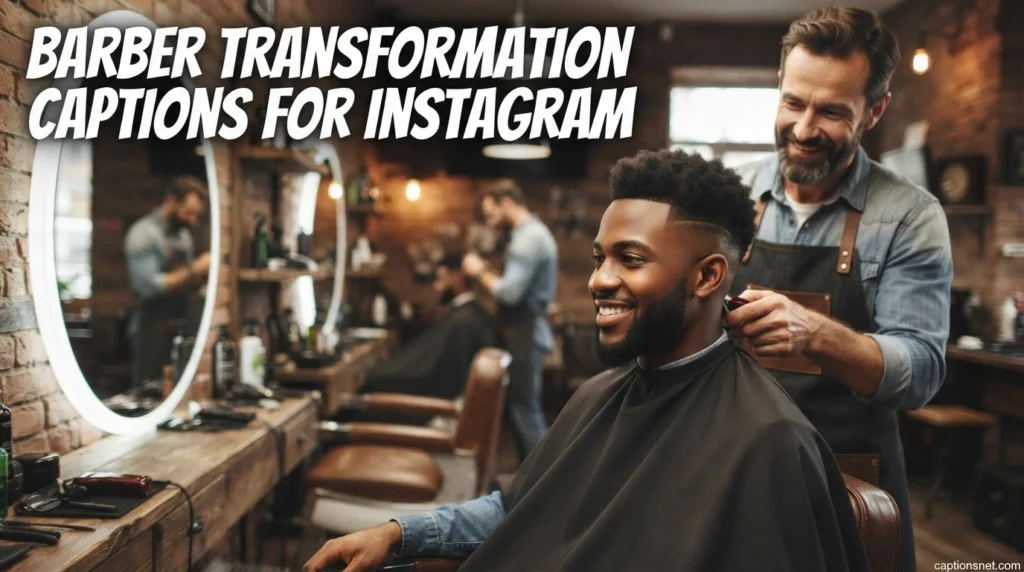 Barber Transformation Captions For Instagram