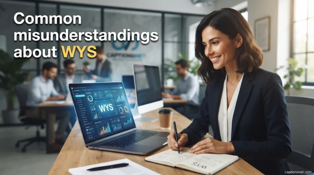 Common misunderstandings about WYS