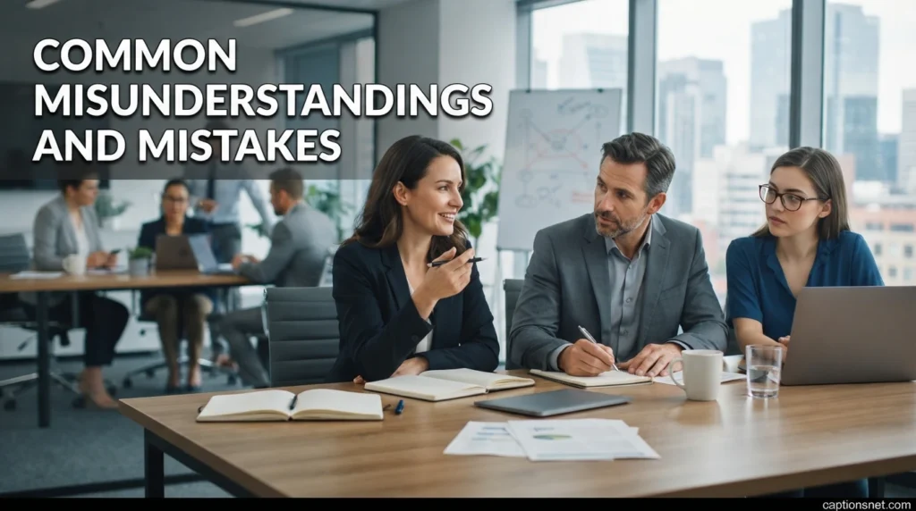 Common Misunderstandings and Mistakes