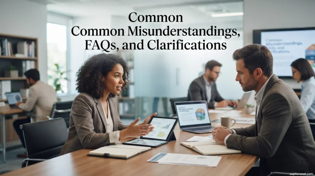 Common Misunderstandings, FAQs, and Clarifications