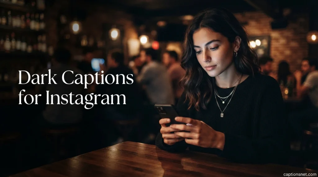 Dark Captions for Instagram
