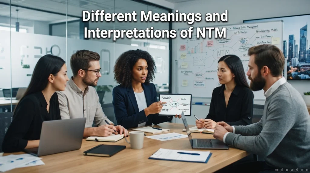 Different Meanings and Interpretations of NTM