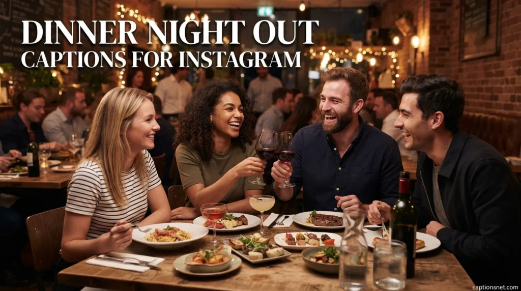 Dinner Night Out Captions for Instagram
