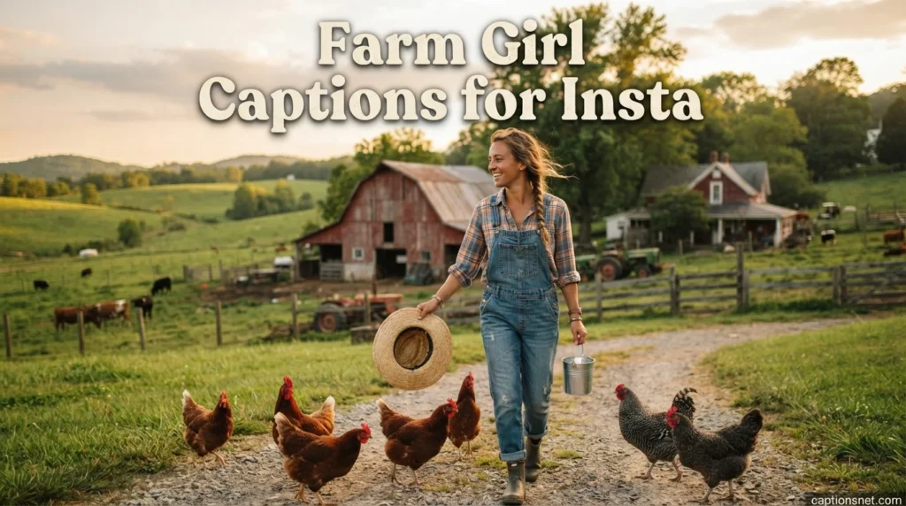 Farm Girl Captions for Insta