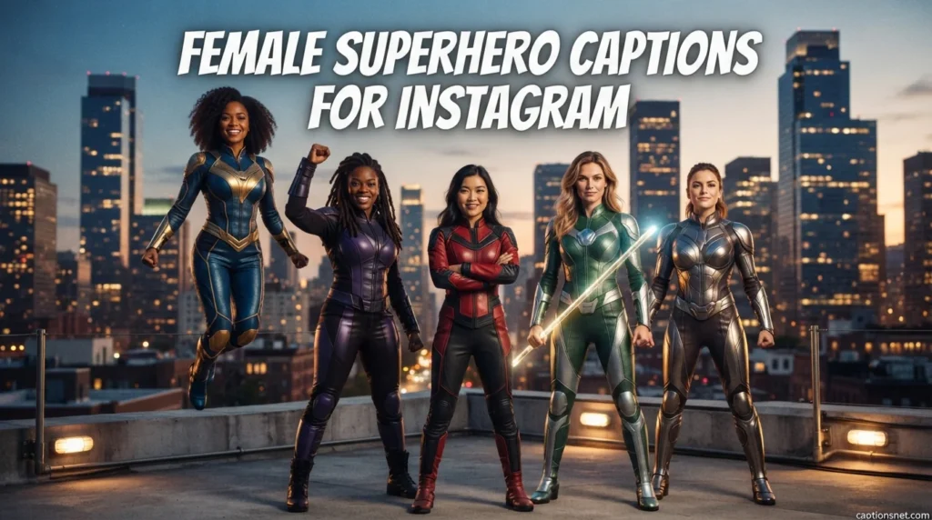 Female Superhero Captions For Instagram