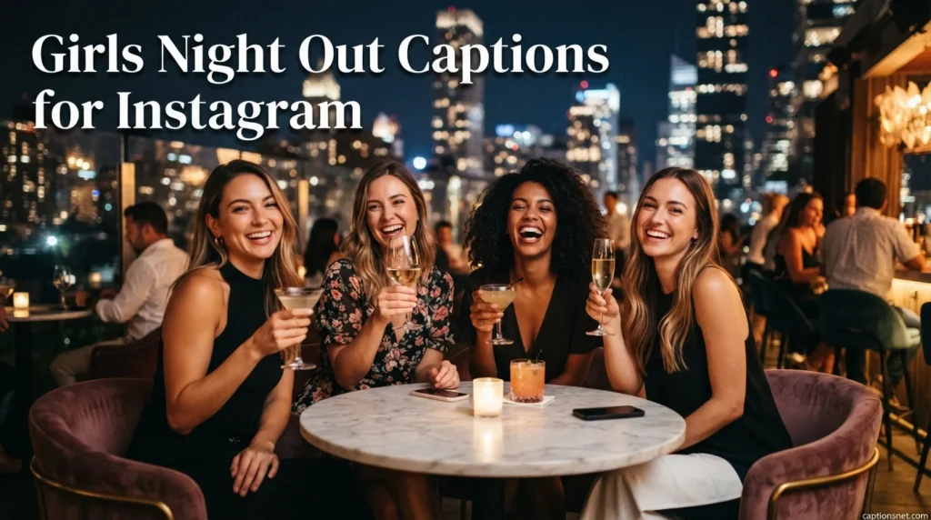 Girls Night Out Captions for Instagram