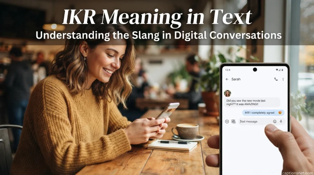 IKR Meaning in Text