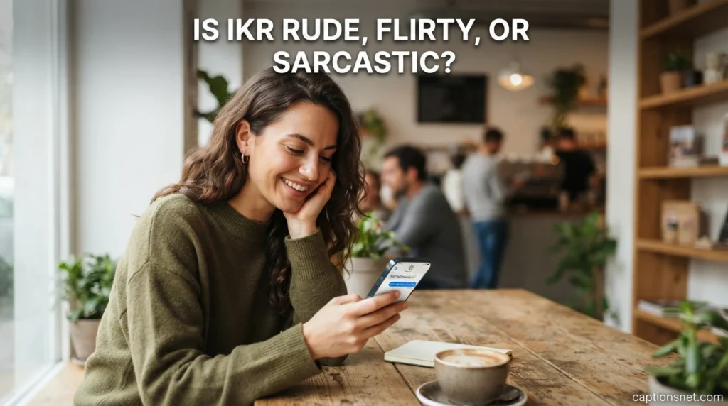 Is IKR Rude, Flirty, or Sarcastic