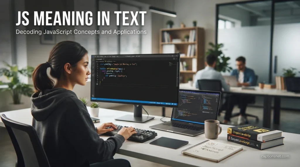 JS Meaning in Text