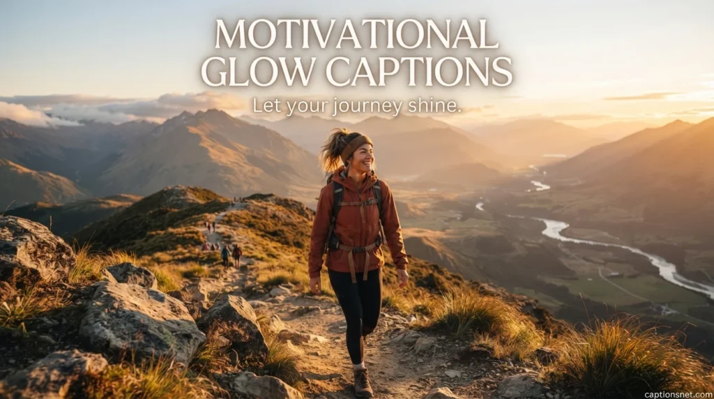 Motivational Glow Captions